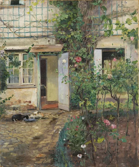 Eilif Peterssen, Old House in Normandy