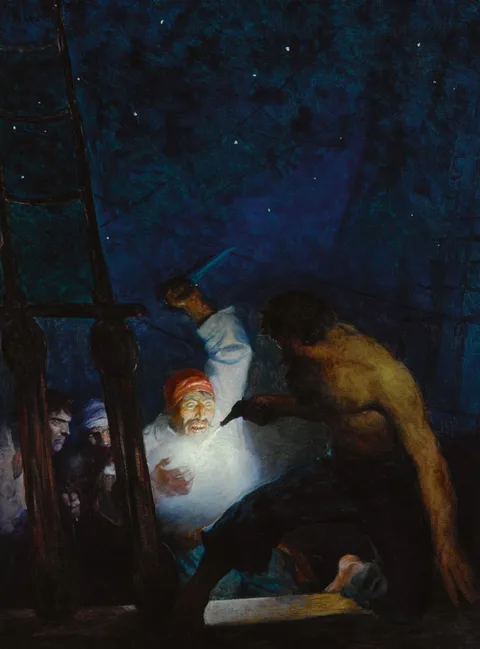 N. C. Wyeth, Ayrton's Fight With The Pirates