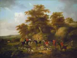 George Morland, The Death of the Fox