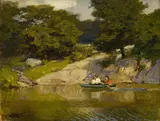 Edward Henry Potthast, Boating in Central Park