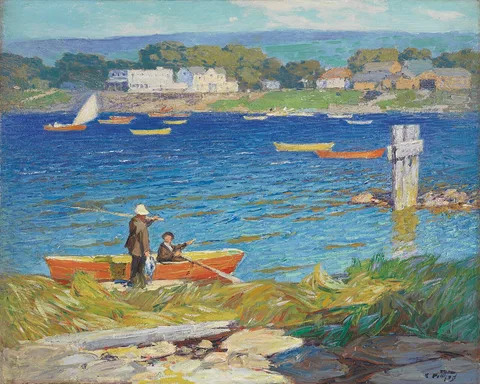 Edward Henry Potthast, A DAY'S FISHING