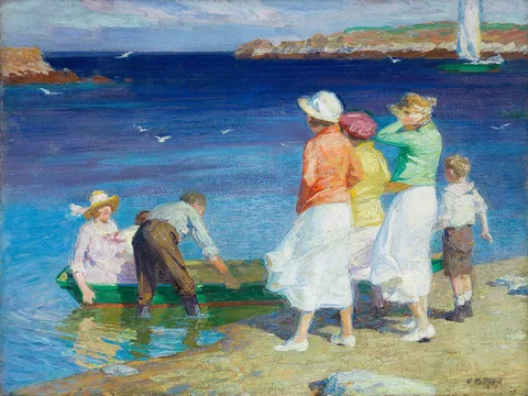 Edward Henry Potthast, A Sailing Party (Going for a Sail)