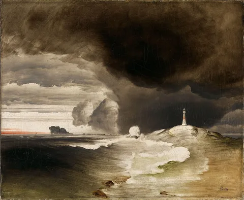 Peder Balke, Lighthouse on the Norwegian Coast