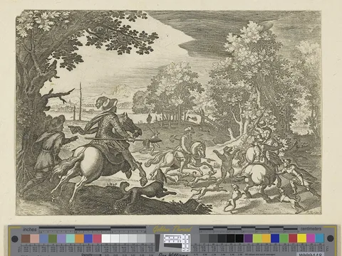 Matthäus Merian, Bear hunt