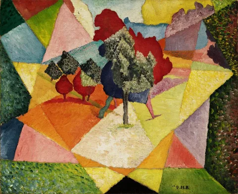 Diego Rivera, Cubist Landscape
