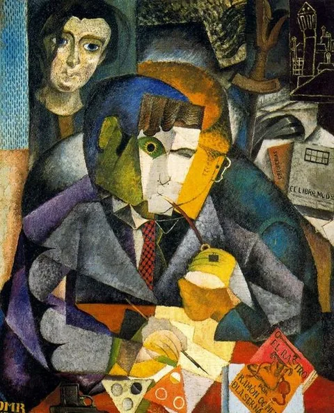 Diego Rivera, Portrait of Ramón Gómez de la Serna