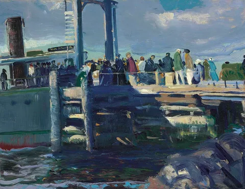 George Bellows, The Dock
