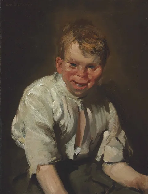 George Bellows, Portrait of a Laughing Boy