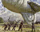 Laura Knight, A Balloon Site, Coventry