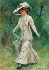 Ludwig Koch, Off to the Flower Parade in the Prater, 30 May 1910