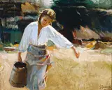 Apoloniusz Kędzierski, Girl with a jug.