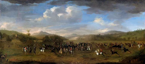 James Ross, The Finish of a Horse Race with a Country Fair in the Background