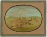 George Catlin, A Little Sioux Village