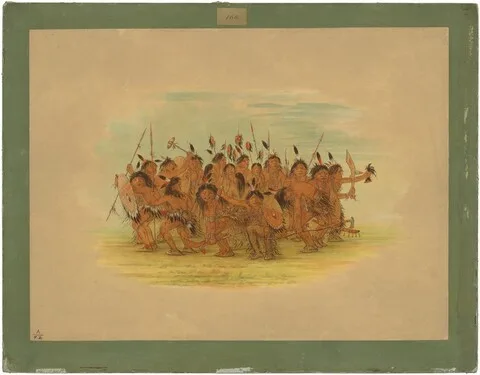 George Catlin, Scalp Dance - Sioux