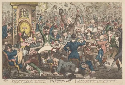 James Gillray, The Union Club