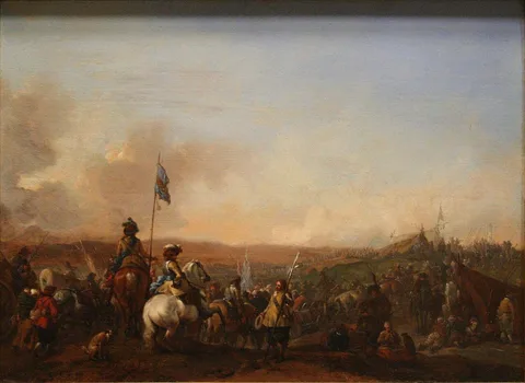 Philips Wouwerman, Soldiers on the March
