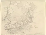 Ferdinand Georg Waldmüller, Landscape with a View in a Valley