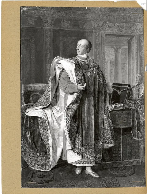 Ferdinand Georg Waldmüller, Portrait of a knight of the Golden fleece