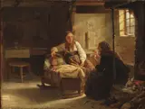 Adolph Tidemand, The Fortune-teller