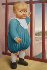 Georg Schrimpf, Child Portrait (Peter in Sicily) (Knabenbildnis [Peter in Sizilien])