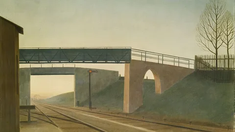 Georg Schrimpf, Railway Crossing