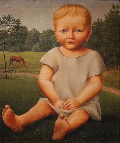 Georg Schrimpf, Child Portrait