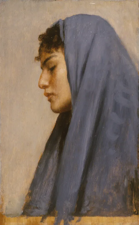 Leopold Carl Müller, Profile Head of a Young Woman
