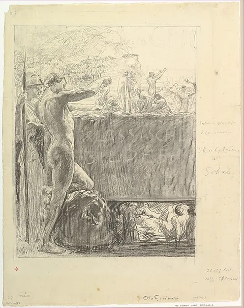 Otto Greiner, Cover design for "Klassischer Skulpurenschatz"