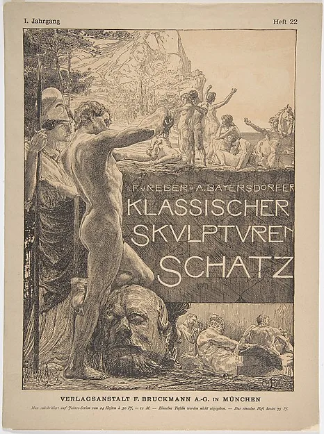 Otto Greiner, Cover design for "Klassischer Skulpurenschatz"