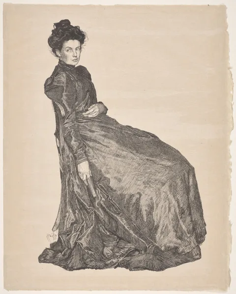 Otto Greiner, Portrait of Marianne Brockhaus in Leipzig