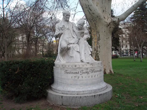 Josef Engelhart, Ferdinand Georg Waldmüller Denkmal, Rathauspark Wien