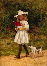 Aloysius O'Kelly, A Young Girl Reading