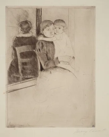 Mary Cassatt, The Mirror