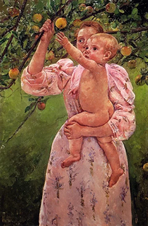 Mary Cassatt, Baby Reaching for an Apple