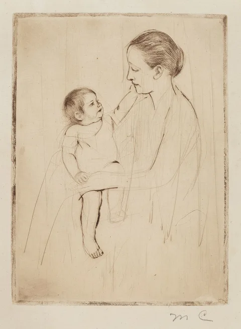 Mary Cassatt, The Caress