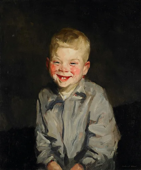 Robert Henri, The Laughing Boy (Jopie van Slouten)