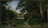 Henri Harpignies, The Rocky Path in the Morvan (Chemin des roches dans le Morvan)