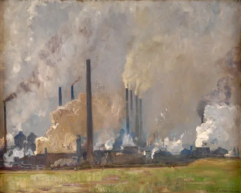 Eugen Bracht, Hoesch Steelworks from North