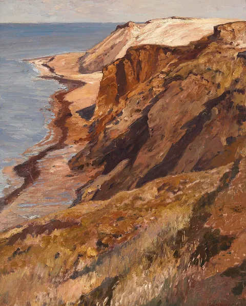 Eugen Bracht, Rocky Coast on Sylt