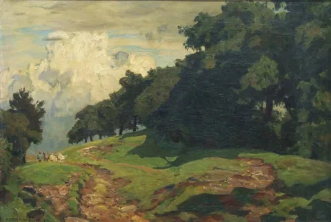 Eugen Bracht, Upper Hessian landscape