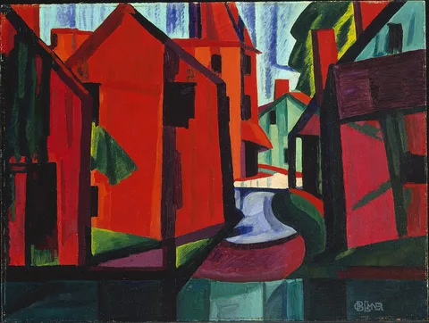 Oscar Florianus Bluemner, Little Falls, New Jersey