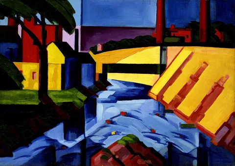 Oscar Florianus Bluemner, Evening Tones