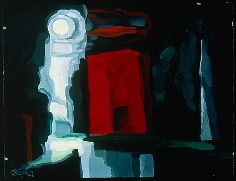 Oscar Florianus Bluemner, Moon—Night Mood