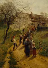 Friedrich Kallmorgen, A spring day