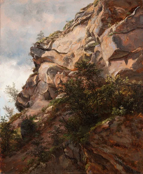 Thomas Fearnley, Rock at Berchtesgaden