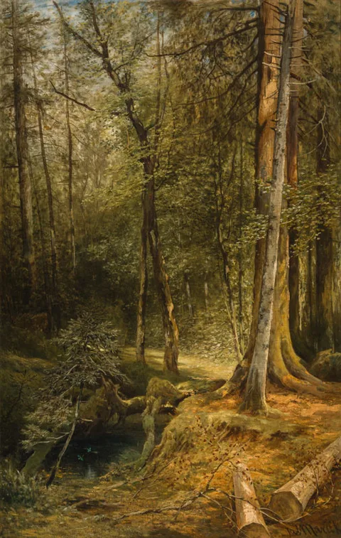 Julius Mařák, Landscape With a Swamp