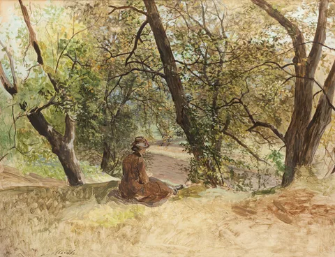 Julius Mařák, The Rest under Trees