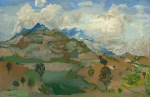 Arthur Bowen Davies, The Umbrian Mountains