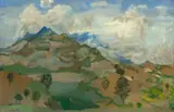 Arthur Bowen Davies, The Umbrian Mountains