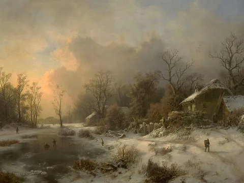 August Piepenhagen, Winter Landscape